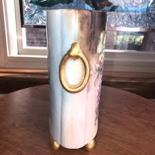 ANTIQUE LIMOGES PORCELAIN CACHE POT VASE 1900's COLLECTIBLE SIGNED “ JENNIE” | eBay