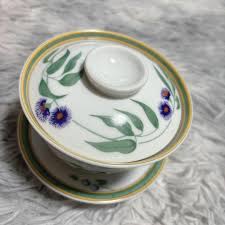 HERMES Toucan Oriental Tea Set Cup Saucer with Lid 10cm ...