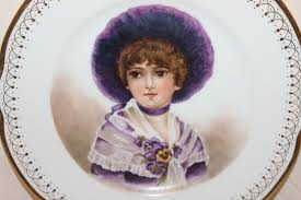 Antique H & Co Limoges Hand Painted Porcelain Plate Signed ...