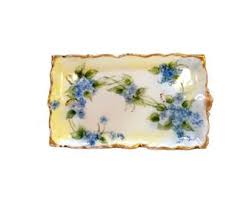 Antique Hand Painted Porcelain Small Pin Tray Dish Victorian ...