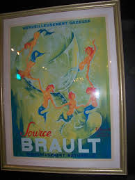 Lot - "Source Brault" Framed Poster