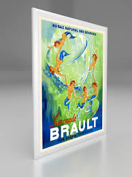 LIMONADE BRAULT Framed Canvas Giclee Vintage Advertising Poster | eBay