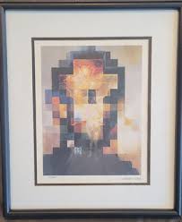 Vtg Salvador Dali"Lincoln"CUSTOM FRAMED ART Surreal Dalivision Nude Women Number | eBay