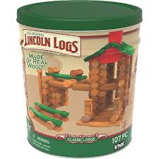 Lincoln Logs Classic Lodge Tin