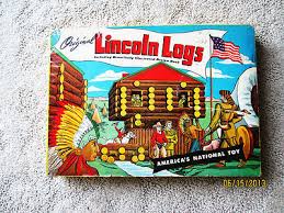 1950's Vintage Lincoln Log set/COMPLETE w/Orig. Box ...