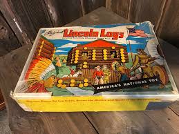 Set 4 LF Lincoln Logs Original Box from 1940's Vintage | eBay