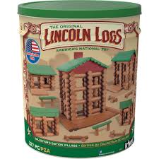 LINCOLN LOGS - Collector's Edition, 327 Wood Pieces, Fun ...