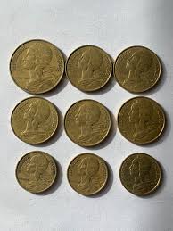 Lot of 9 Coins From France (1) 20c (5) 10c (3) 5c - Etsy