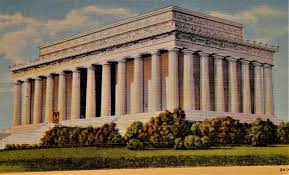 Vintage Postcard, WASHINGTON DC, Lincoln Memorial, Greek ...