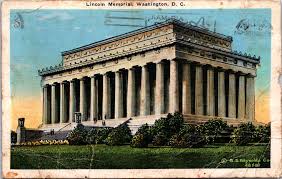 Vintage Postcard Lincoln Memorial Washington DC Iconic ...