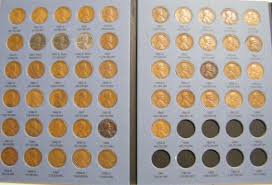 Complete Lincoln Wheat Penny Cent Collection Whitman Album ...