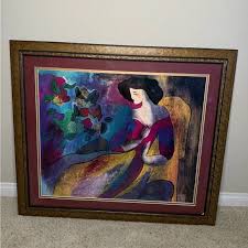 Linda Le Kinff Anabella Seriolithograph Custom Framed 2007