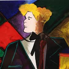 Linda Le Kinff Framed Signed Serigraph of Orchestra Musicians | Chairish