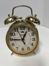 Vintage Spartus Wind Up Alarm Clock Metal Twin Bells Working ...