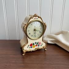 Vintage Floral Alarm Clock Germany – Thrift Antiques