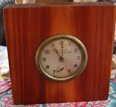 Vintage Gilbert Windup Clock Advertising Sundial Shoes on ...