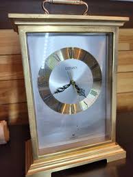 CITIZEN☆置き時計☆24K 金メッキ☆クォーツ☆昭和レトロ - メルカリ