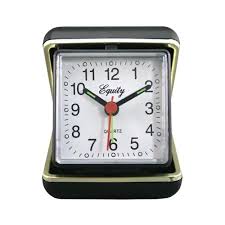 La Crosse 20080 Travel Alarm Clock Equity 3.5" Black Analog ...