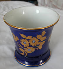 A Vintage Blue Porcelain Vase Produced By T.K Burgwindheim ...