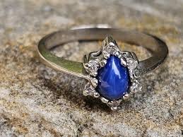 Vintage Lindy Star Sapphire Ring / 1950s Vintage Blue Star ...