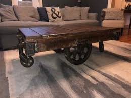 Industrial Antique Vintage Furniture Coffee Table Cart from Lineberry Factory - Original for Sale in West New York, NJ - OfferUp