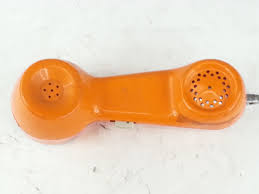 Vintage GTE Automatic Electric Orange Linemans Telephone As ...