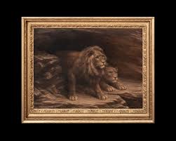 Study of Lions by M.C Fehr | Buy Original Fine Art Online ...