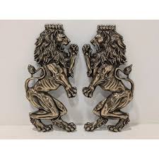 Bronze Lions, Set of 2 | Chairish