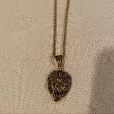 Blackjack | Accessories | Nwt Unisex Lion Head Necklace ...