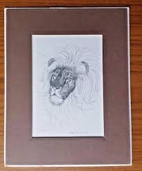 Bill Neat 1978 Lion Print - Matte, no frame 8x10 inches | eBay