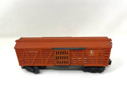 Lionel 3656 O Operating Cattle Car Vintage Orange | eBay