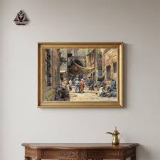 Hand Painted Oil Painting on Canvas - A Street in Jerusalem ...