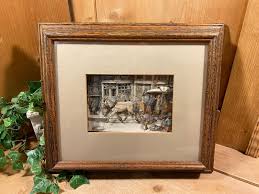 Vintage Framed Anton Pieck Street Scene | Framed 3D Art ...
