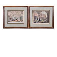 Joseph NashA Pair of Framed 19th Century Colored Lithographs ...