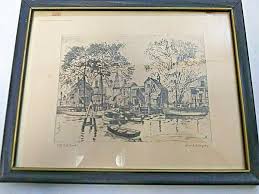 Lot of Four (4) Vintage Framed Lithographs By Lionel Barrymore | eBay