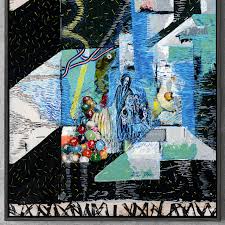 Conspiracy - Dark art painting abstract, black wall art ...