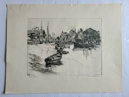 Lionel Barrymore (1878 – 1954) Etching "SAN PEDRO" | eBay