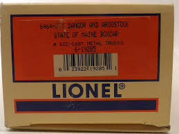 Lionel O scale Bangor & Aroostock "State of Maine" Boxcar ...