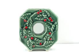 Lusterware Christmas Wreath Wall Pocket | eBay