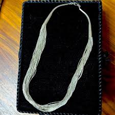 Jewelry | Necklace Sterling Silver 16 Inch Liquid Silver Necklace 3 Strands | Poshmark