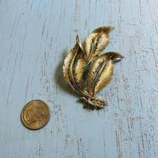 Vintage Gold Fish Brooch, Gold Toned | Mercari