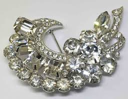 VINTAGE EISENBERG ICE RHINESTONE BROOCH PIN | eBay