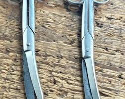Vintage Metal Silver Craft Scissors Lot of 2 - Etsy