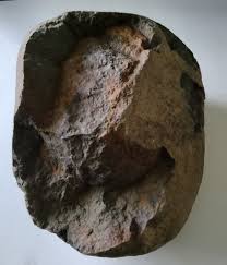 Prehistoric Paleo-American stone art fossilized egg ...