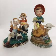 Ucagco Nursery Rhyme Figurines, Vintage Porcelain Jack and ...