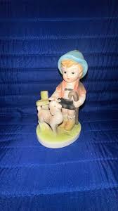 73. flambro collectors choice series ceramic shepard boy ...