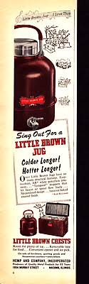 1954 Little Brown Jug Thermos Ice Chests Vintage Print Ad ...