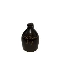 Antique 'Little Brown Jug' Incised Miniature Stoneware Jug ...