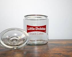 Vintage Collectable Glass Little Debbie Snack Cakes Jar - Etsy