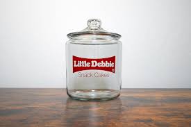 Vintage Collectable Glass Little Debbie Snack Cakes Jar ...